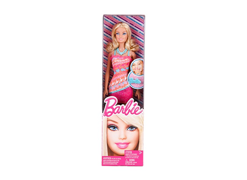 Boneca Barbie Fashion and Beauty X9585 com Anel Mattel