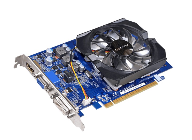 Placa de Video NVIDIA GeForce GT 420 2 GB DDR3 128 Bits Gigabyte GV-N420-2GI (rev. 3.0)