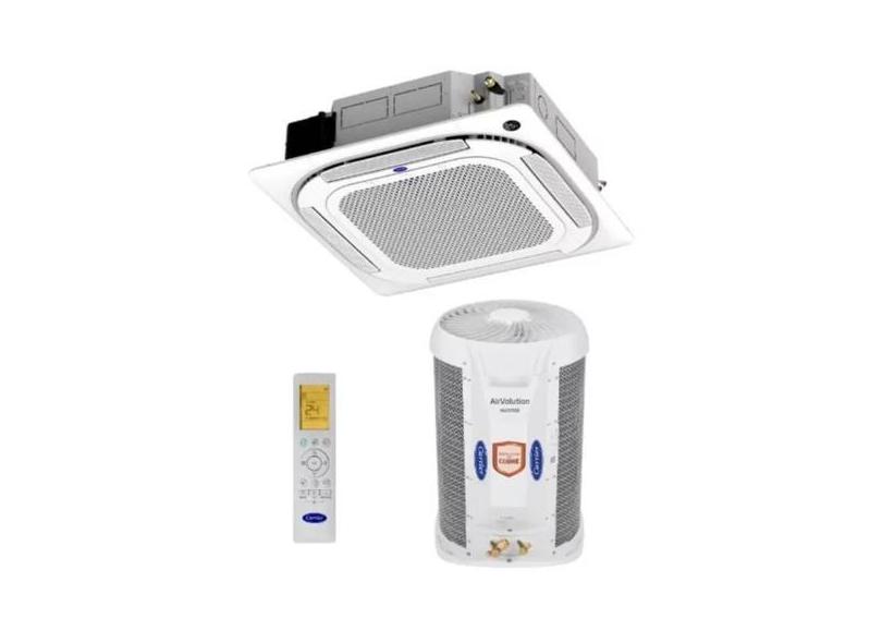 Ar Condicionado Inverter Cassete 4 Vias Carrier 36000 Btus Frio 220v R