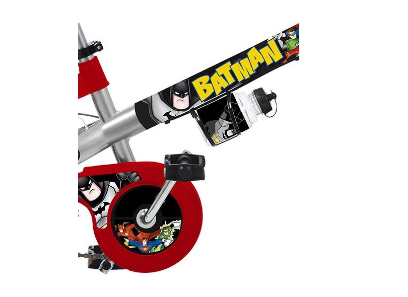 Bicicleta Bandeirante Batman Aro 16 V-Brake Liga da Justiça