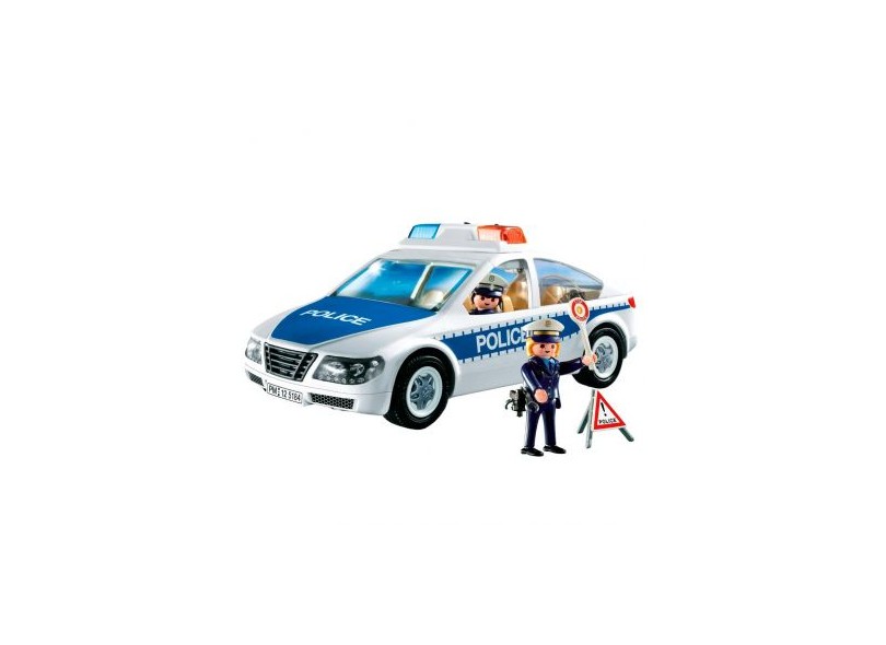 Boneco Playmobil City Action Carro de Policia - Sunny