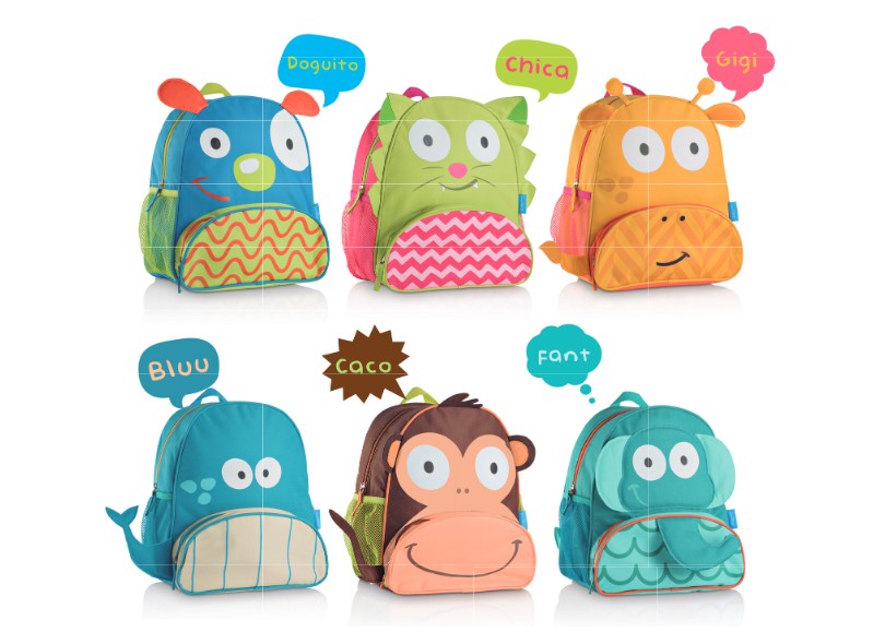 Mochila Escolar Multikids Little Buddy's BB2