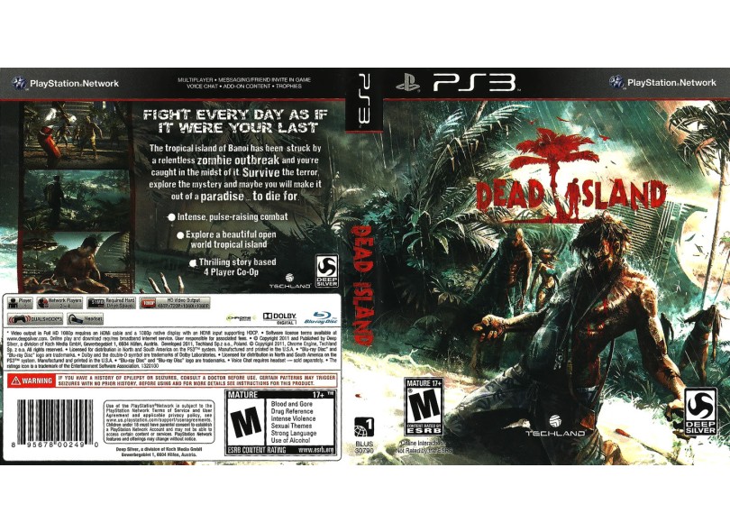 Jogo Dead Island PlayStation 3 Deep Silver