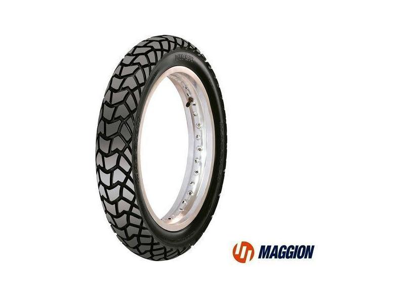Pneu Dianteiro Bros 125 90/90-19 + Câmara De Ar Mj19 Aro 19 - MAGGION