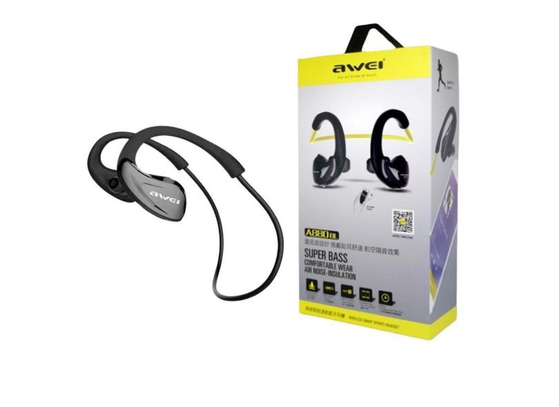 Fone De Ouvido Sem Fio Bluetooth Wireless Sport Awei A880 Bl