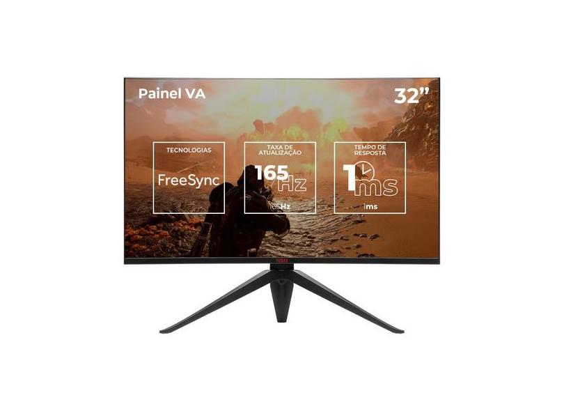Monitor Gamer Pichau Cepheus Vpro32 Va Curvo 2k 165hz 1ms Fs PG-CFV32-BL01