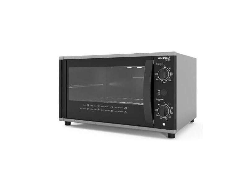 Forno Elétrico de Bancada 48 Litros Fogatti Top 48 Black - Nardelli, P