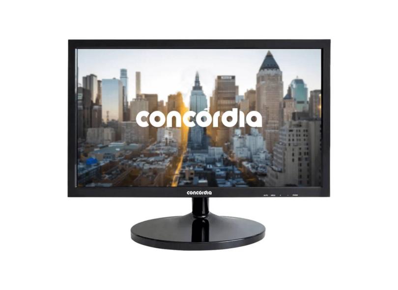 Monitor Concórdia E195 19.5`` Led VGA, HDMI e VESA