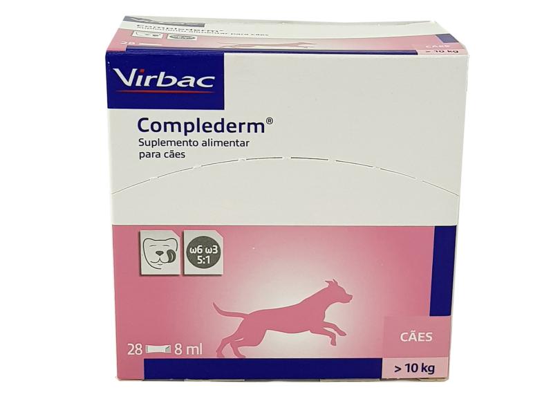 Complederm 8ml Virbac Suplemento Alimentar Cães e Gatos em Promoção é ...