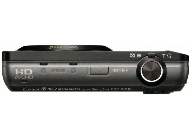Câmera Digital Sony Cyber-Shot 16,2 MP Full HD Foto 3D DSC-WX10