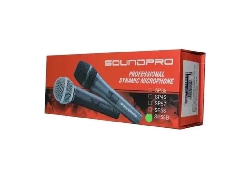 Microfone Profissional Sound Pro SP58b