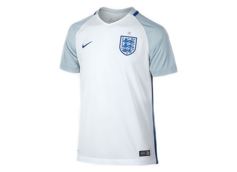 Camisa Torcedor infantil Inglaterra I 2016 sem Número Nike