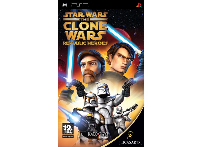 Jogo Star Wars The Clone Wars Republic Heroes LucasArts PSP