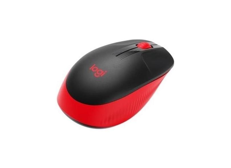 Mouse Logitech M190 Wireless 910-005904 BLK/Red