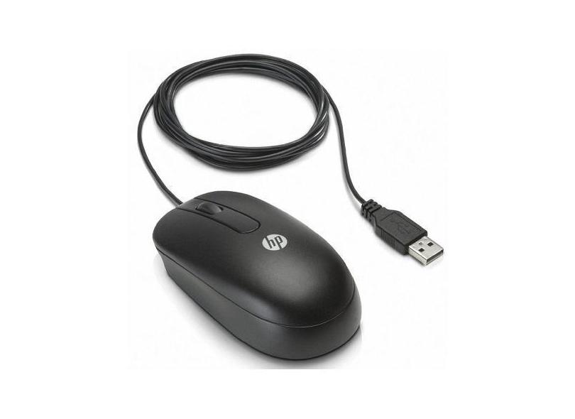 Mouse óptico de 2 botões USB genuíno hp p/n: 672652-001