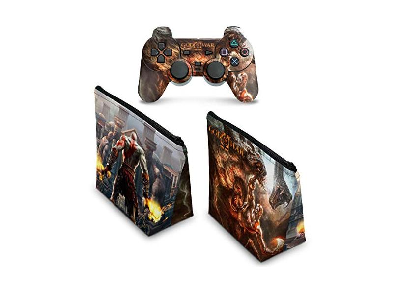 Adesivo Compatível PS5 Controle Playstation 5 Skin - God Of War