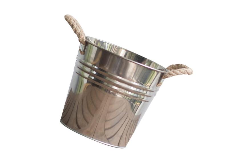HEMOTON Vaso di Fiori a Forma Ellittica in Metallo Vintage