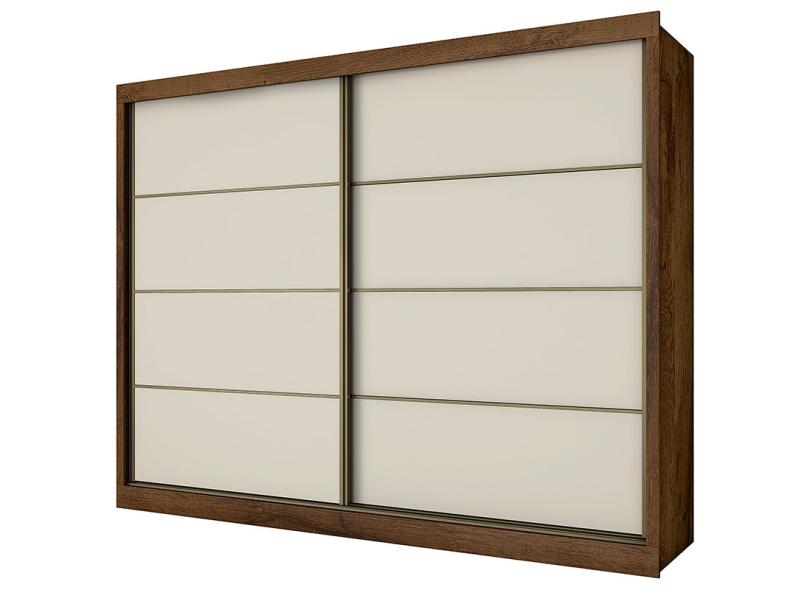 Guarda-Roupa Casal 2 Portas 6 Gavetas Sevilha Made Marcs