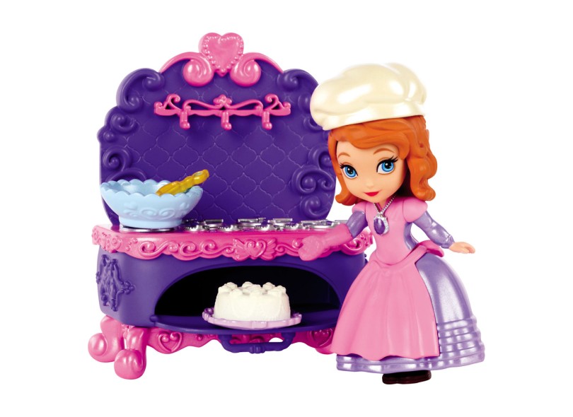 Boneca Princesas Disney Sofia Festa na Cozinha Mattel