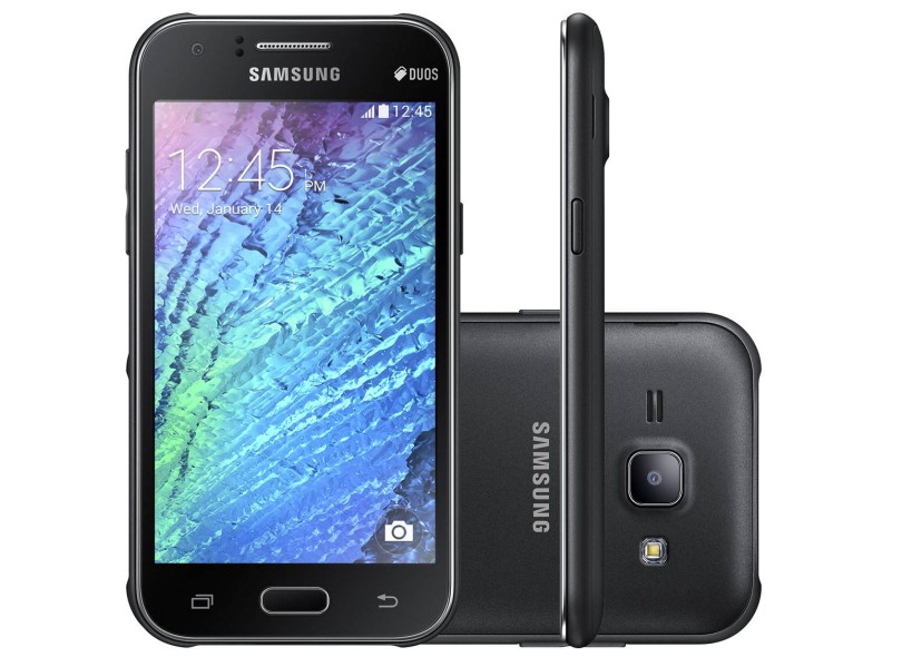 Smartphone Samsung Galaxy J1 J100 2 Chips 4GB Android 4.4 (Kit Kat) 4G 3G Wi-Fi
