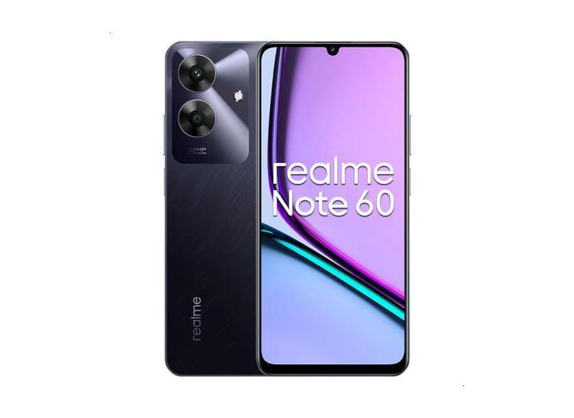 Celular Realme Note 60 Dual Sim 128 Gb 4Gb Ram Smartphone, Preto