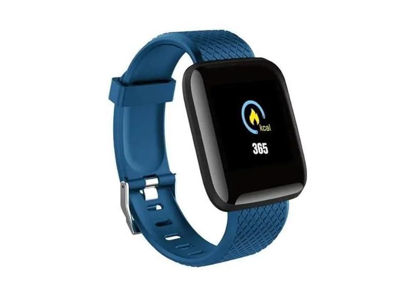 Relógio inteligente multifuncional para homens e mulheres, telefone conectado bluetooth, música, pulseira de esportes fitness, smartwatch (Azul)