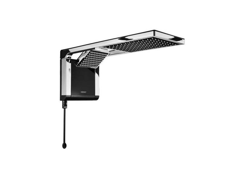 Chuveiro Para Gás/Solar Acqua Duo Flex Ultra Lorenzetti - Preto E Crom