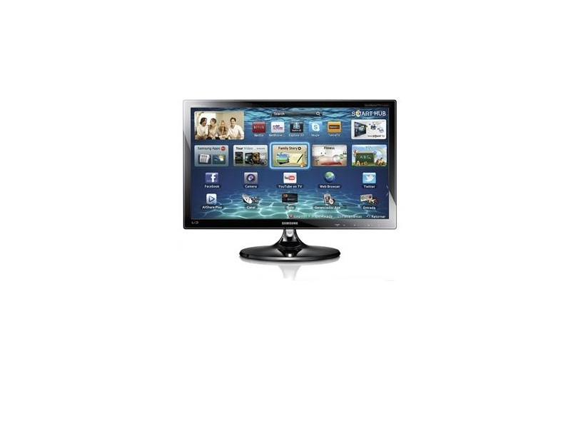 TV LED 27" Smart TV Samsung Full HD 2 HDMI Conversor Digital Integrado T27B551