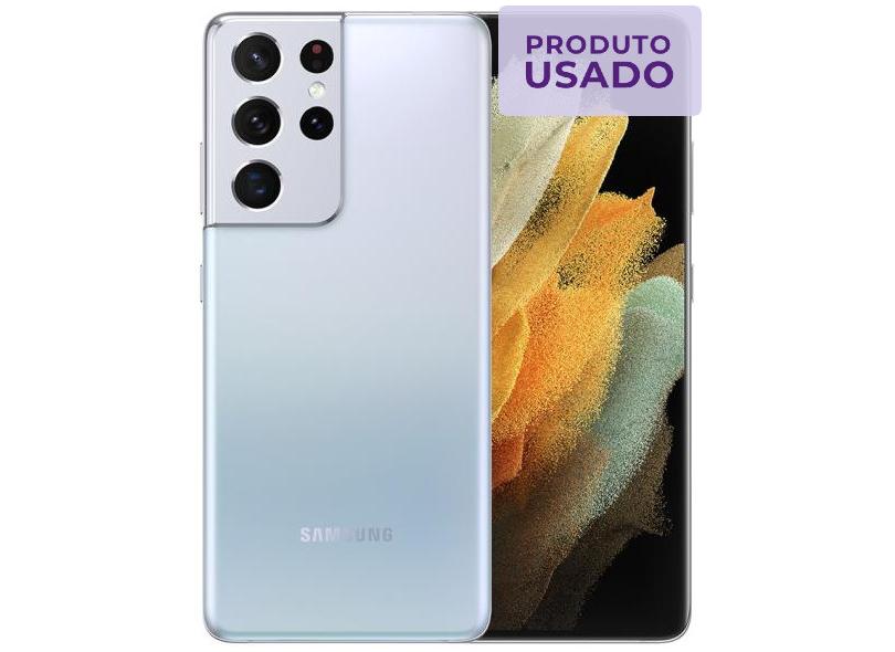 Usado: Samsung Galaxy S21 Ultra 5G 256GB Prata Excelente - Trocafone