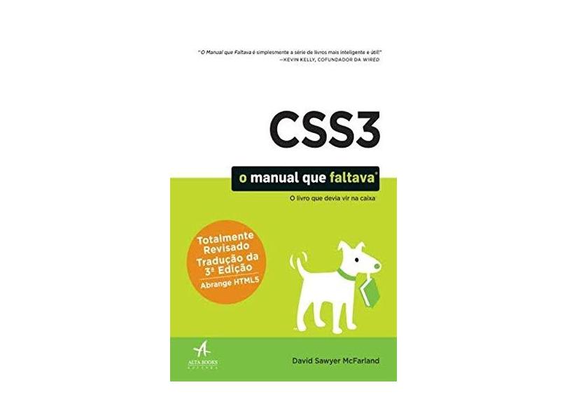 CSS3 o Manual que Faltava - Capa Comum - 9788576088639