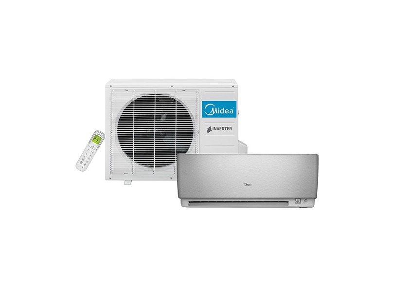 Ar Condicionado Split Hi Wall Midea Prime 9.000BTUs Inverter Controle Remoto Frio 42PRCA09M5 / 38PRCA09M5