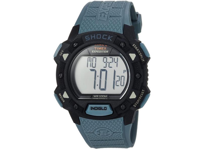 Timex men's expedition digital discount shock cat resin strap watch