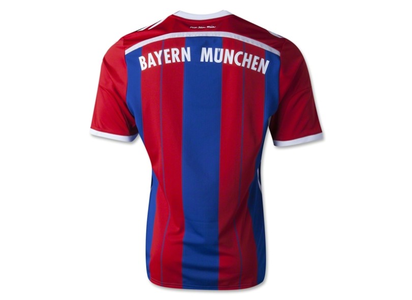 Camisa Jogo Bayern de Munique I 2014/15 sem Número Adidas