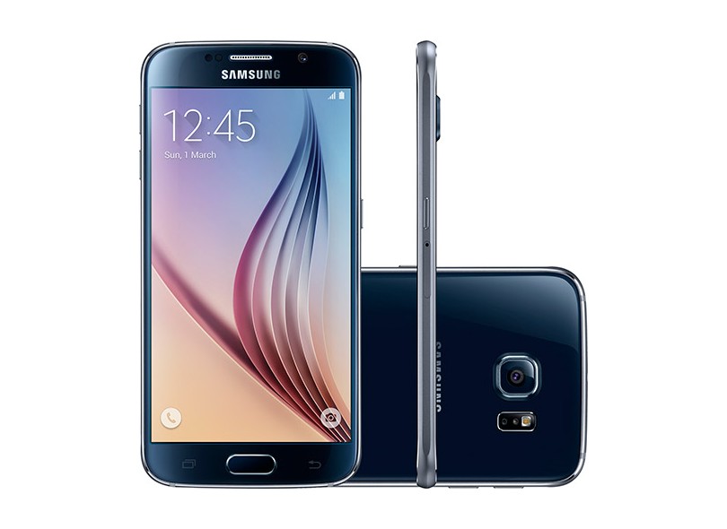 Novo Smartphone Samsung Galaxy S6 16,0 MP 64GB Android 5.0 (Lollipop) Wi-Fi 3G 4G
