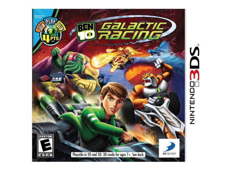 Jogo Ben 10 Galactic Racing 3DS D3 Publisher Nintendo 3DS com o Melhor  Preço é no Zoom