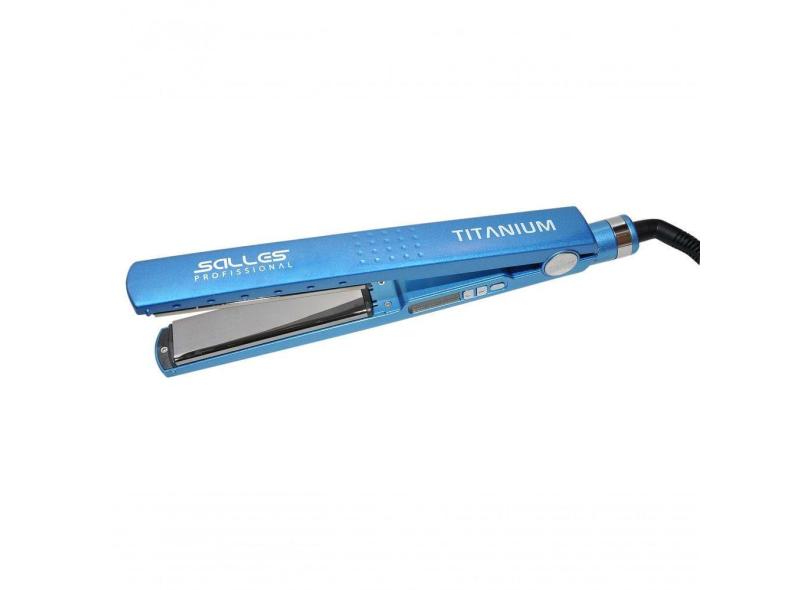 Chapinha Prancha Titanium Bivolt Azul Salles Pro
