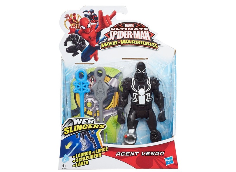 Boneco Venom Ultimate Spider-Man Web Warriors B1254/B0751 - Hasbro