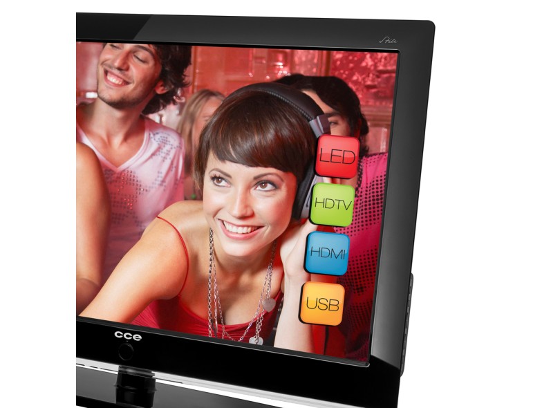TV CCE 32" LED Full HD Conversor Digital Integrado D32LED