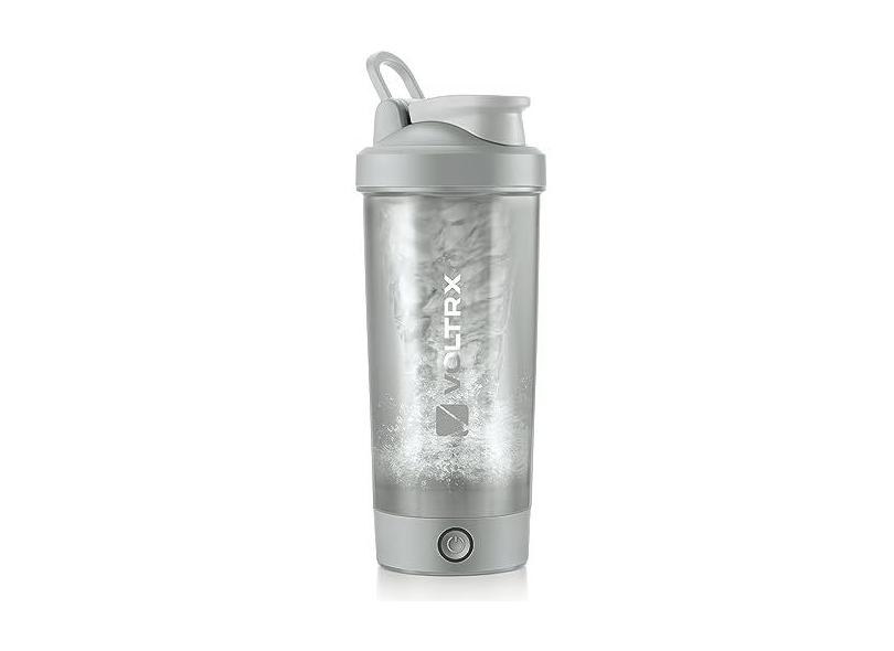 VOLTRX Garrafa coqueteleira de proteína, misturador elétrico recarregável por USB C, coqueteleira para shakes de proteína e shakes de substituição de refeição, sem BPA, 680 g