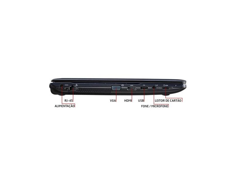 Notebook Samsung Essentials Intel Core i3 5005U 4 GB de RAM HD 1 TB LED 15.6 " 5500 Windows 10 E33