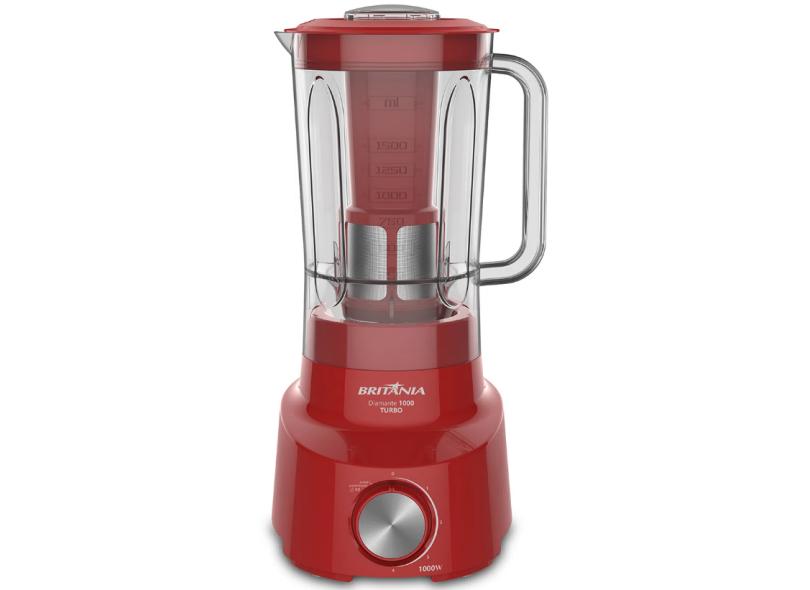 Liquidificador Britânia Diamante BLQ 1000P Turbo 2.7 l 4 Velocidades 1000 W