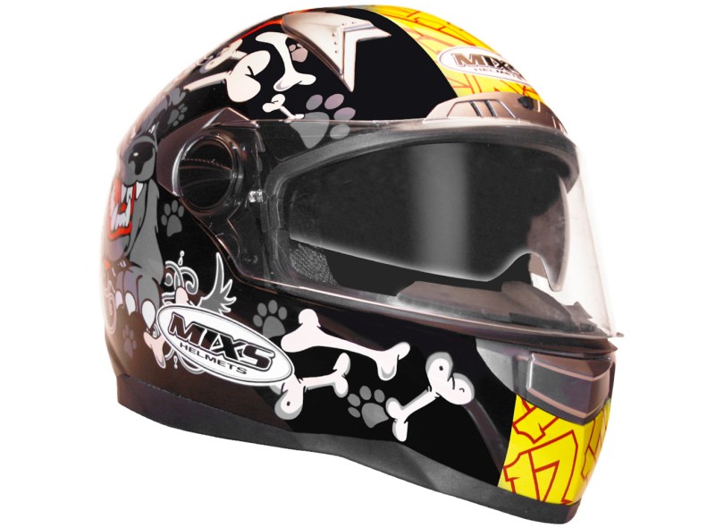 Capacete Mixs MX1 Spring Fechado