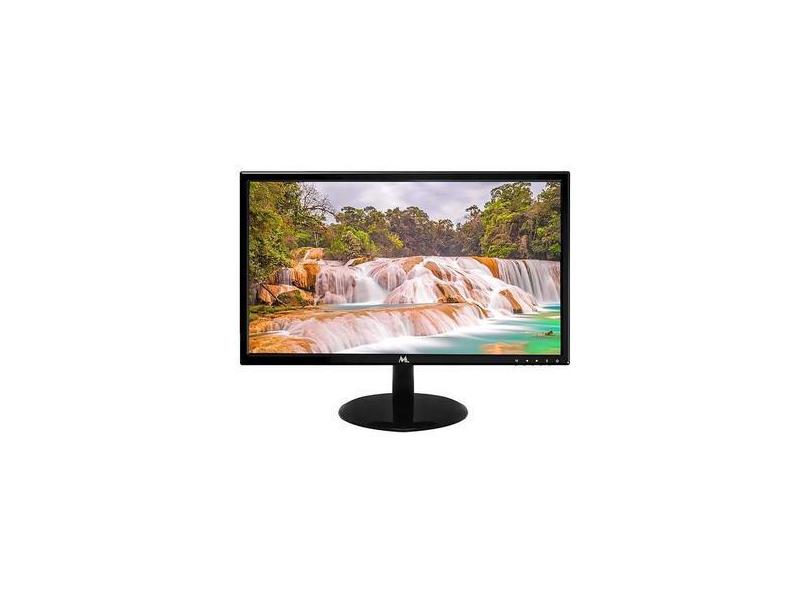 Monitor Led Mtek De 19.5 Ms20nft Hd Hdmi Vga Bivolt - Preto