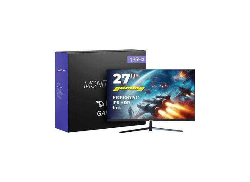 Monitor Gamer Led 27´´ Ips 1ms 165hz Duex Hdr Freesync Hdmi DX270GHQ-165HZ