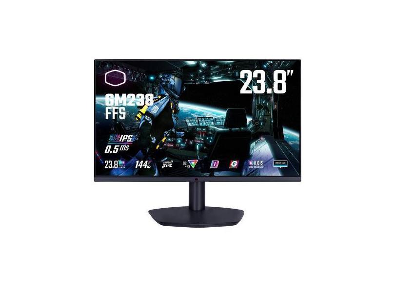 Monitor Gamer Cooler Master 23.8 Full HD, 144 Hz, 0.5ms, HDMI e Displa