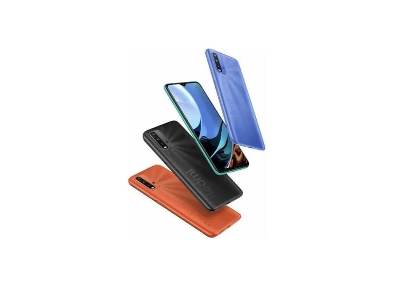 Smartphone Xiaomi Redmi 9T 4GB RAM 4 GB 64GB Câmera Quádrupla 2 Chips Android 10