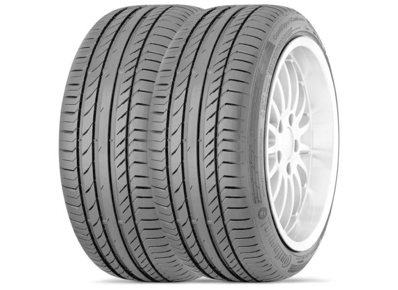 Kit 2 Pneu Continental Aro 19 235/50r19 99v Sport Contact 5