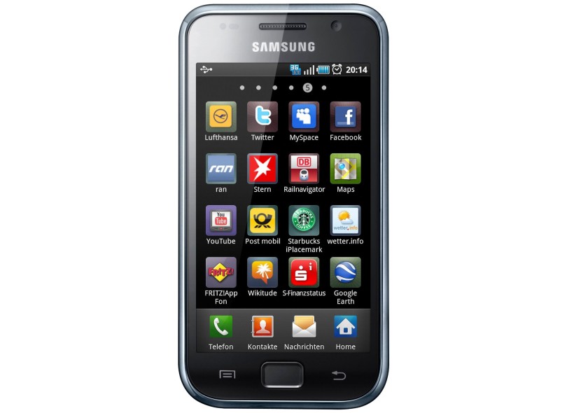 Smartphone Samsung Galaxy S Plus I9001 5,0 MP Android 2.3 (Gingerbread) Wi-Fi 3G