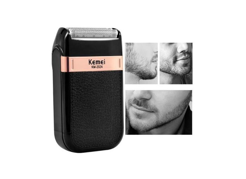 Aparelho Portátil de Barbear Kemei KM-2024 + Acessórios - KEMEI 2024