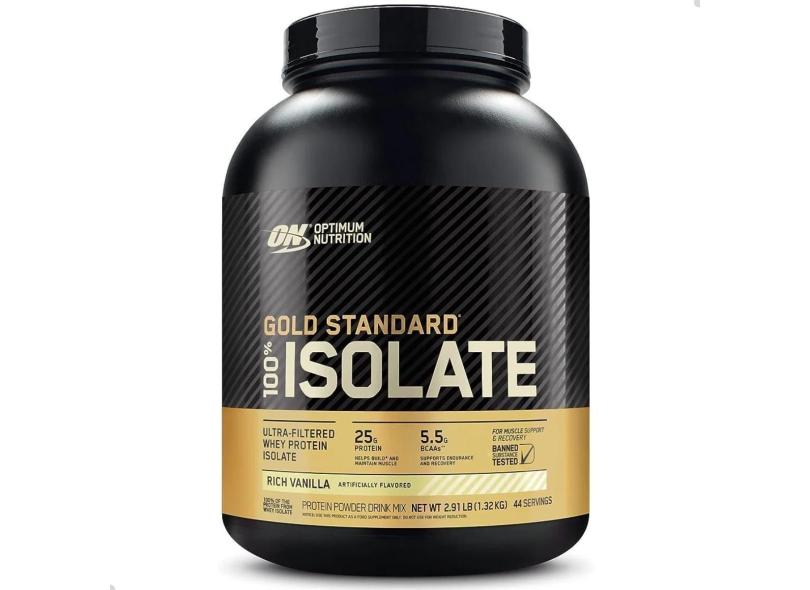 100% Isolate Whey Gold Standard 2,28Kg 5,02 LBS Optimum Nutrition-Unissex